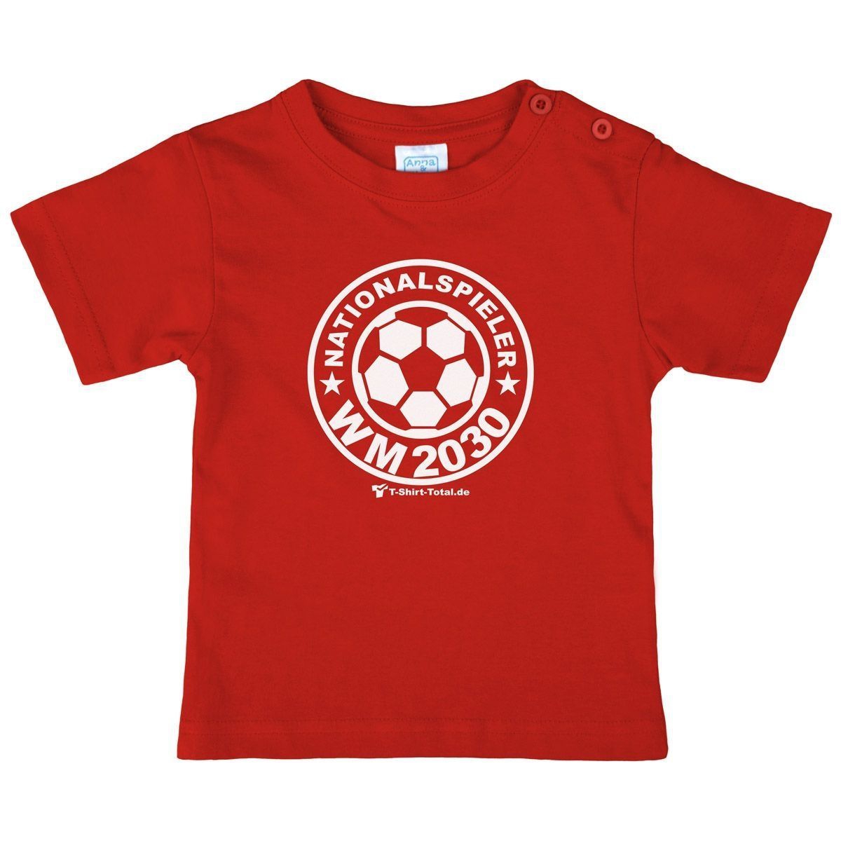 Nationalspieler 2042 Kinder T-Shirt rot 104