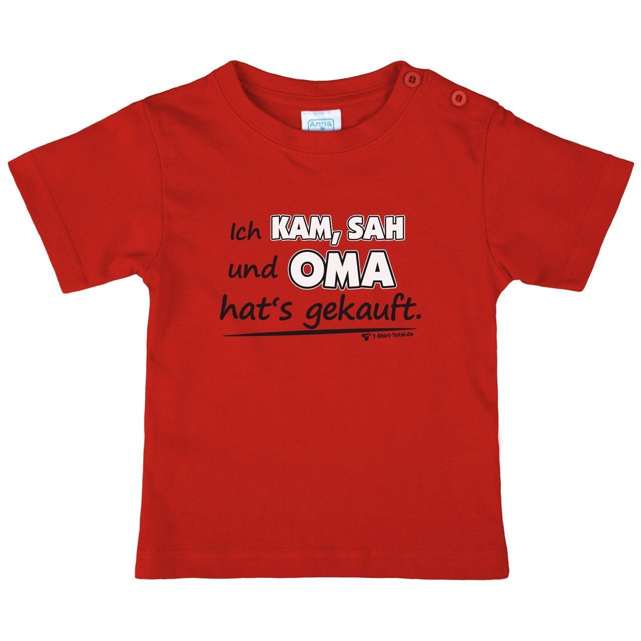 Oma hats gekauft Kinder T-Shirt rot 110 / 116