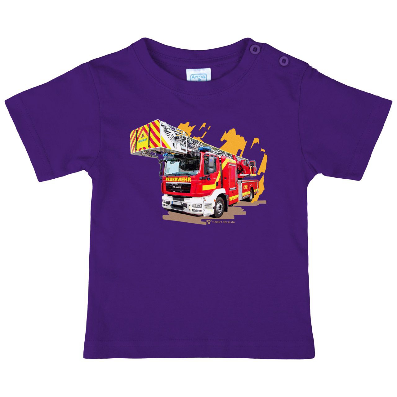 Feuerwehr Kinder T-Shirt lila 104