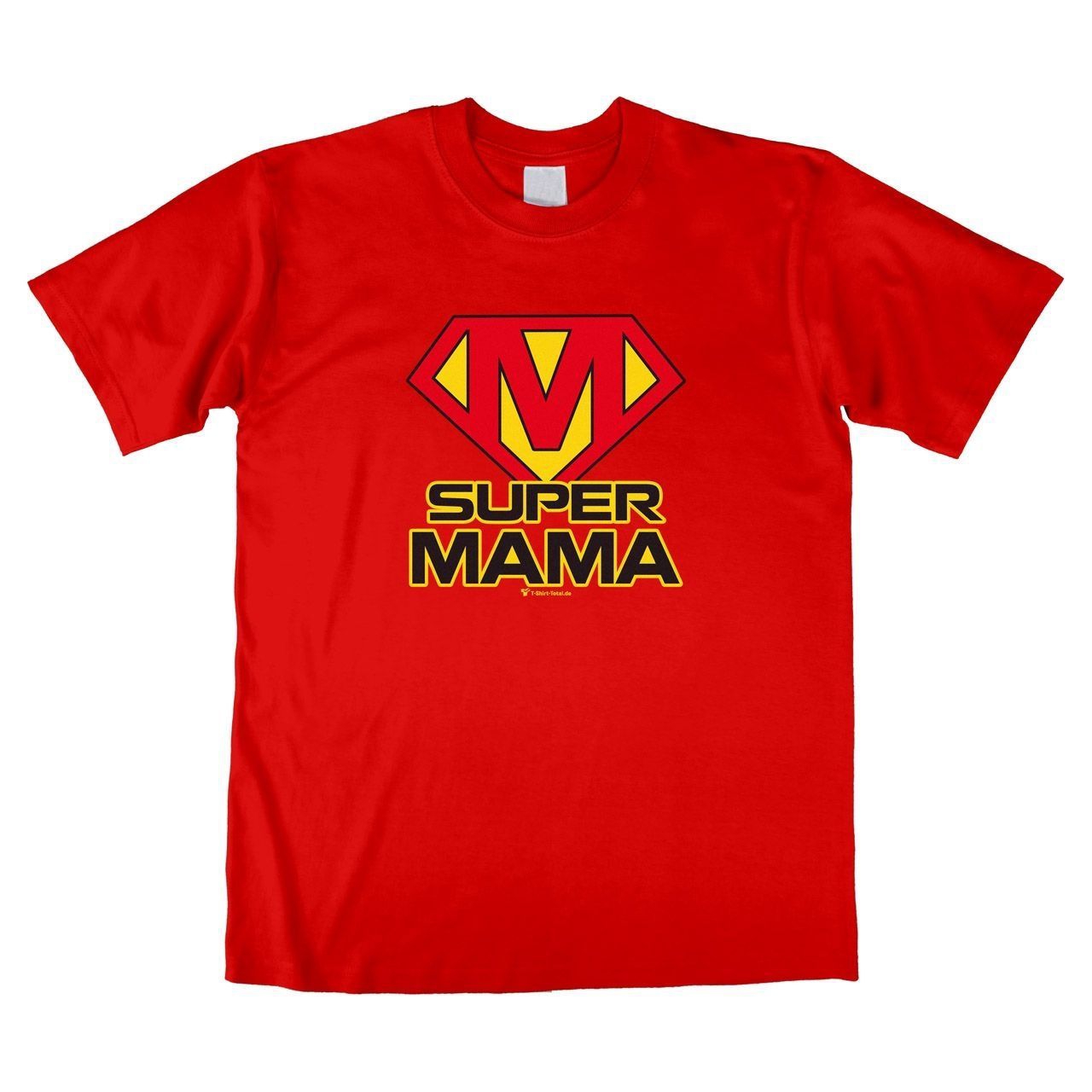 Super Mama Unisex T-Shirt rot Small