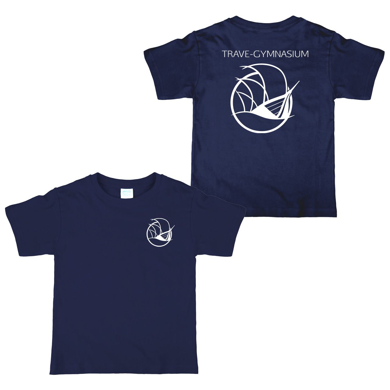 Trave-Gymnasium Kinder T-Shirt navy 146 / 152