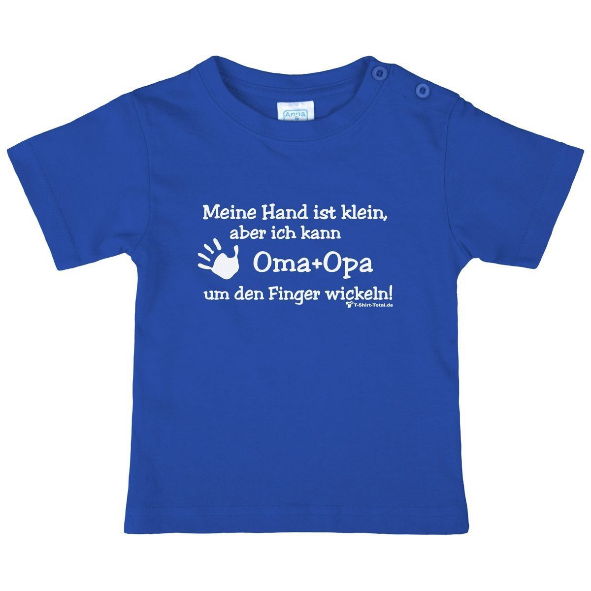 Kleine Hand Oma Opa Kinder T-Shirt royal 146 / 152