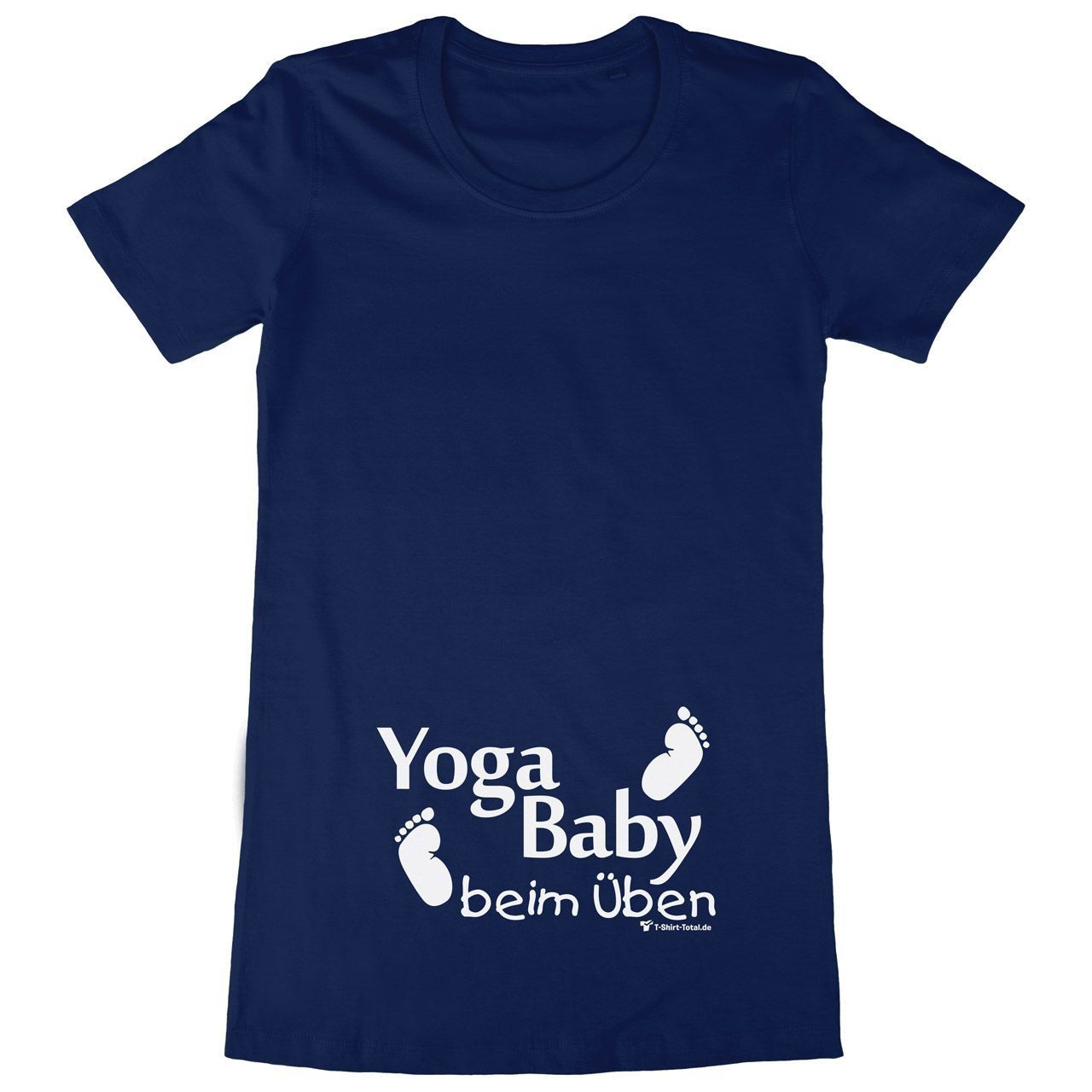 Yoga Baby Woman Long Shirt navy Small