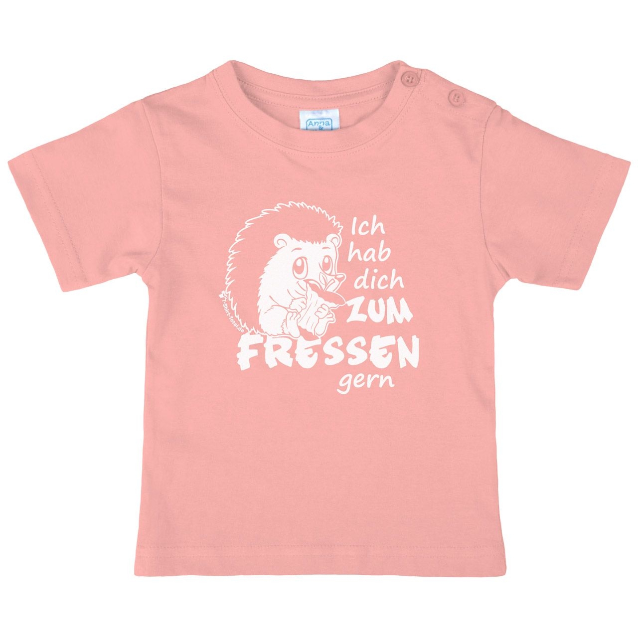 Zum fressen gern Kinder T-Shirt rosa 80 / 86