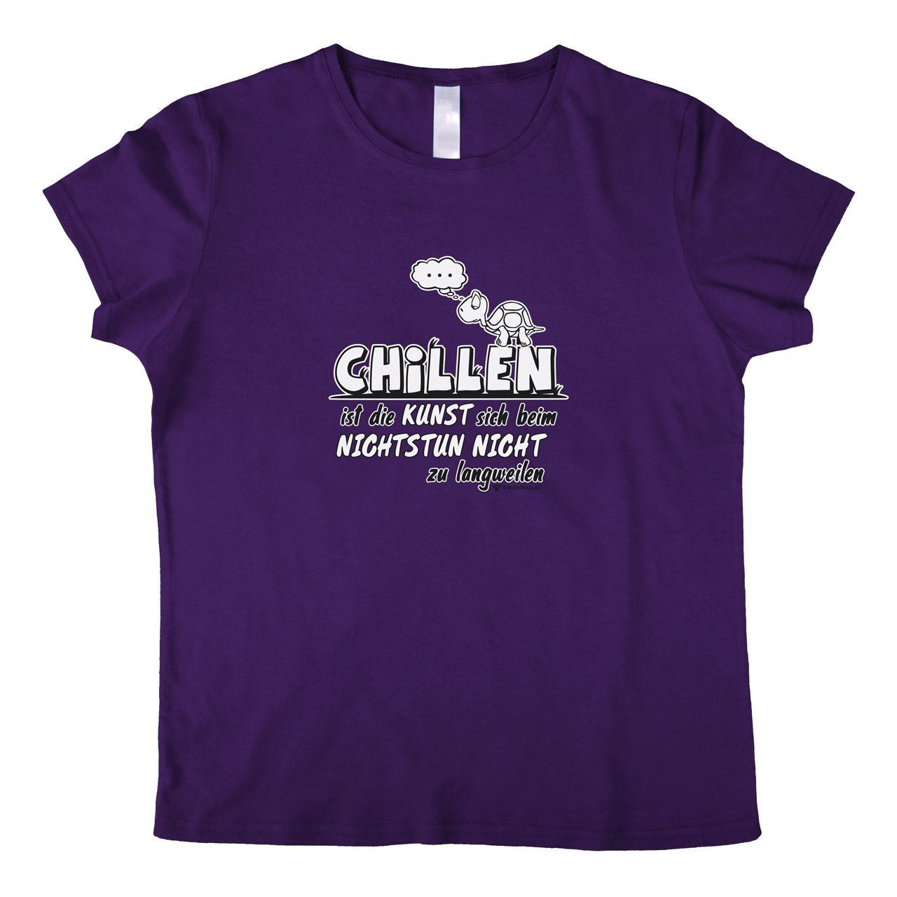Chillen Woman T-Shirt lila Small