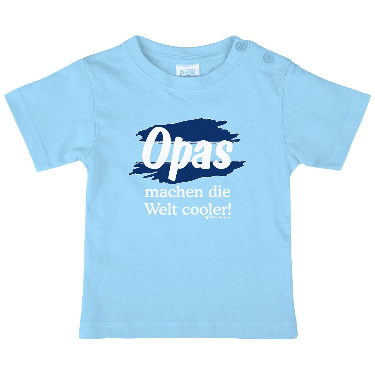 Welt cooler Opa Kinder T-Shirt hellblau 92