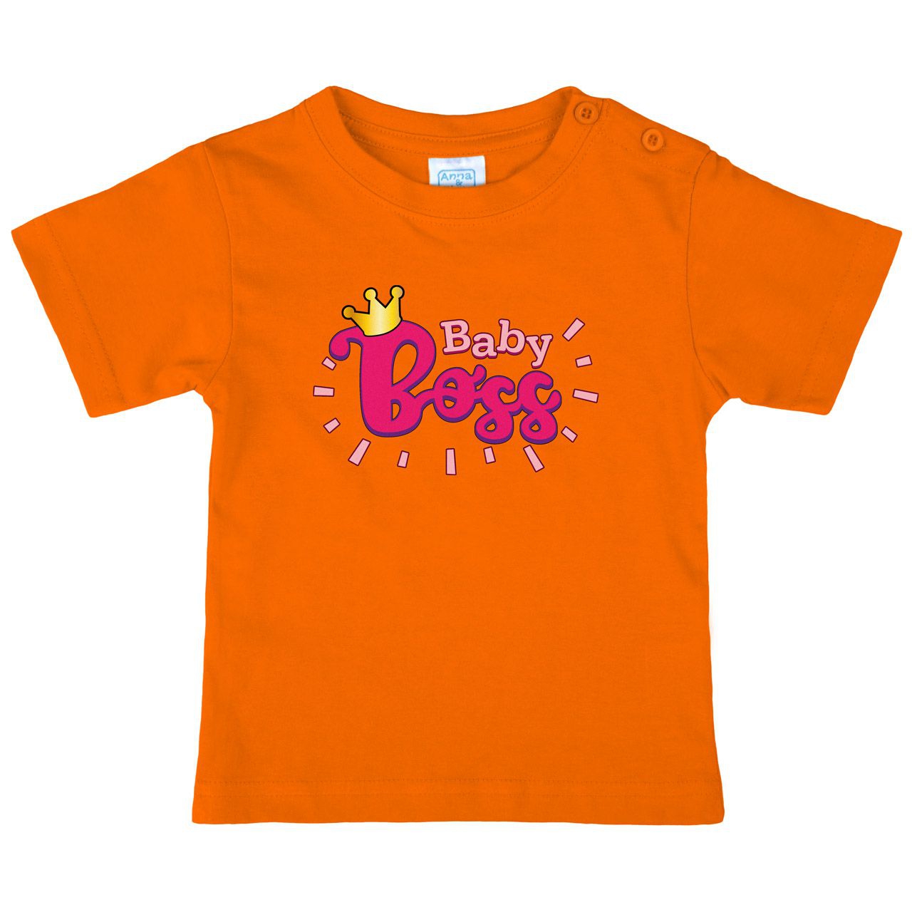 Baby Boss Pink Kinder T-Shirt orange 56 / 62