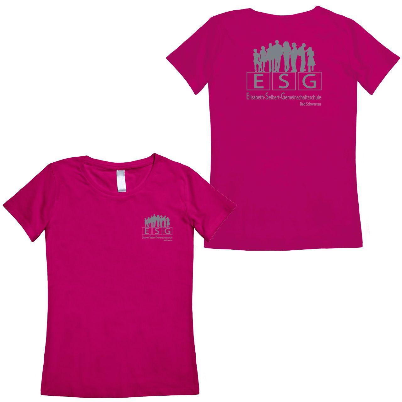 ESG Woman T-Shirt pink Extra Small
