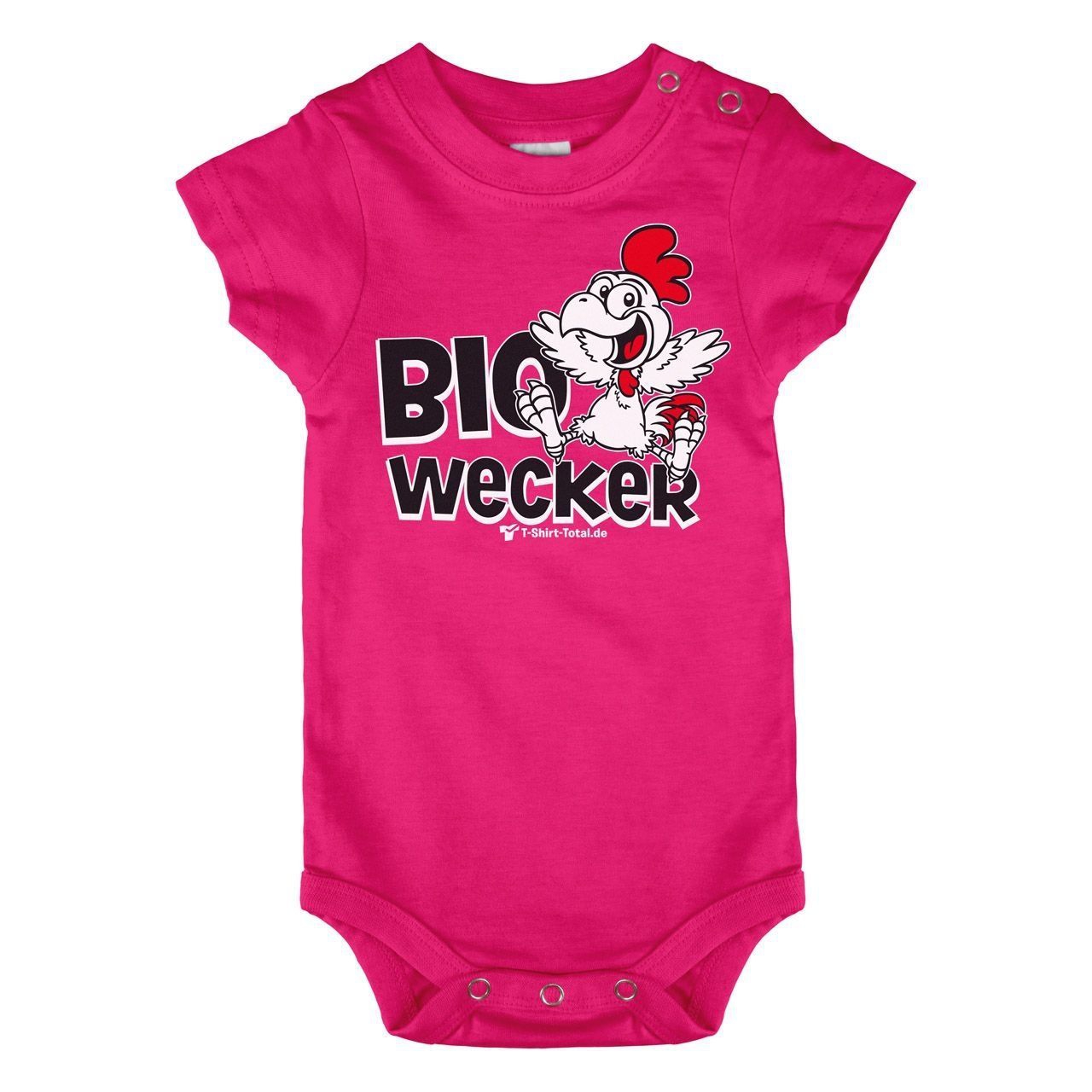 Bio Wecker Baby Body Kurzarm pink 68 / 74