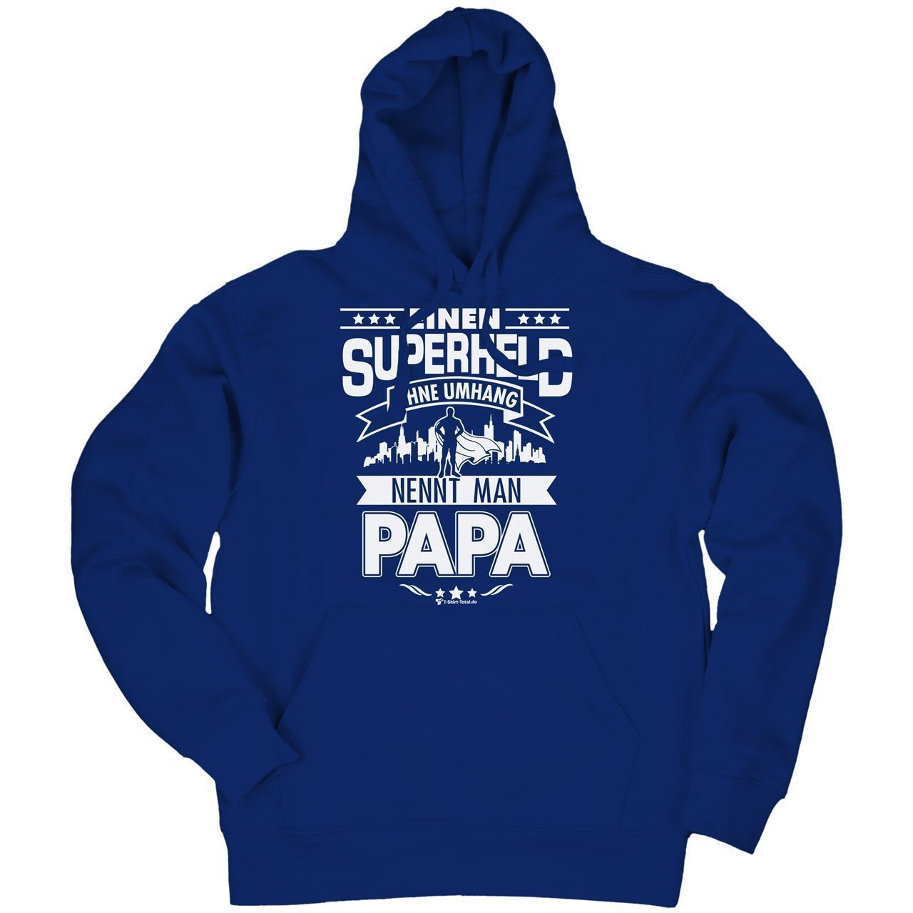 Superheld Papa Unisex Kapuzen Pulli royal Extra Small