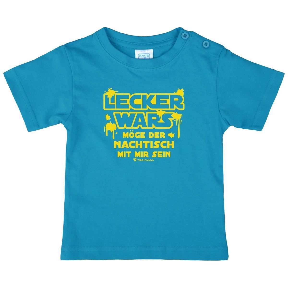 Lecker wars Kinder T-Shirt türkis 56 / 62