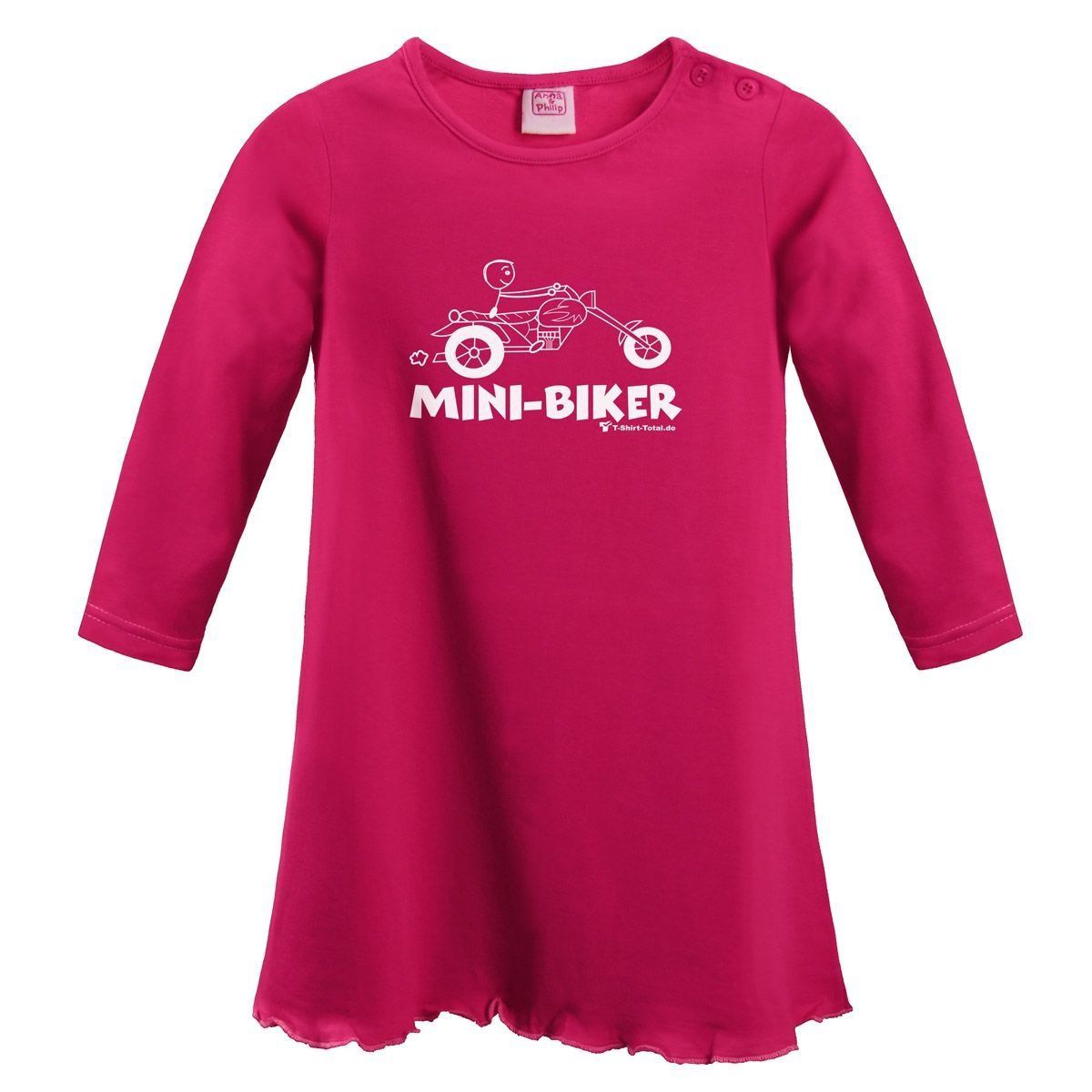Mini Biker Nachtkleid pink 146 / 152