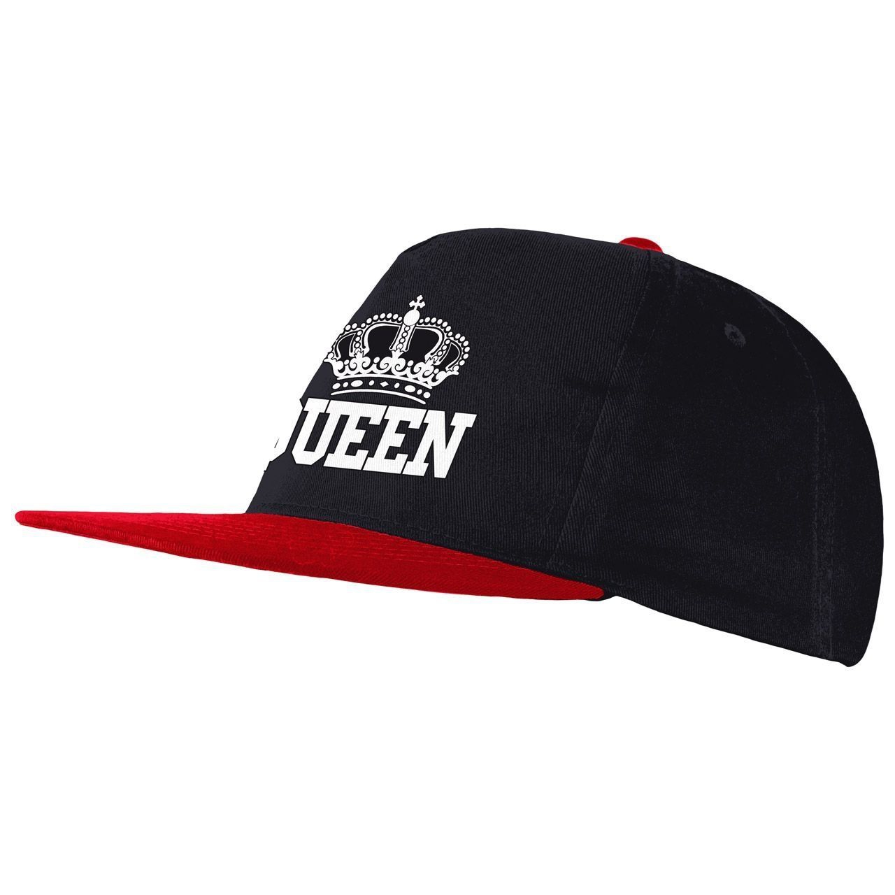 Queen Cap Flachschirm schwarz/rot