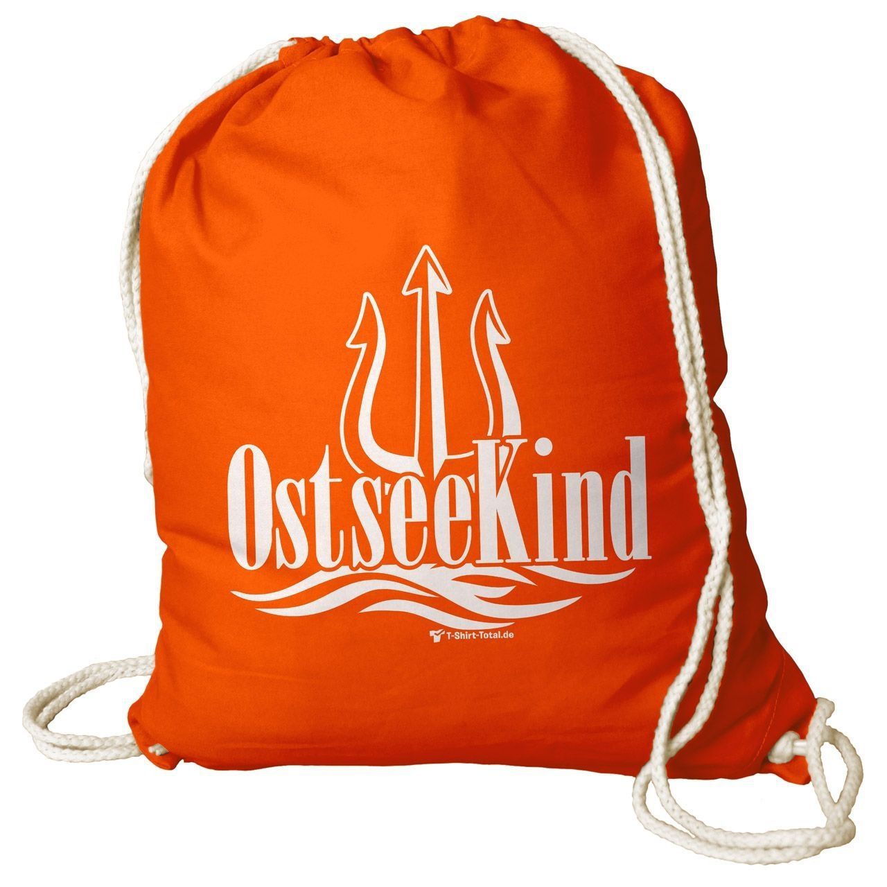 Ostsee Kind Rucksack Beutel orange