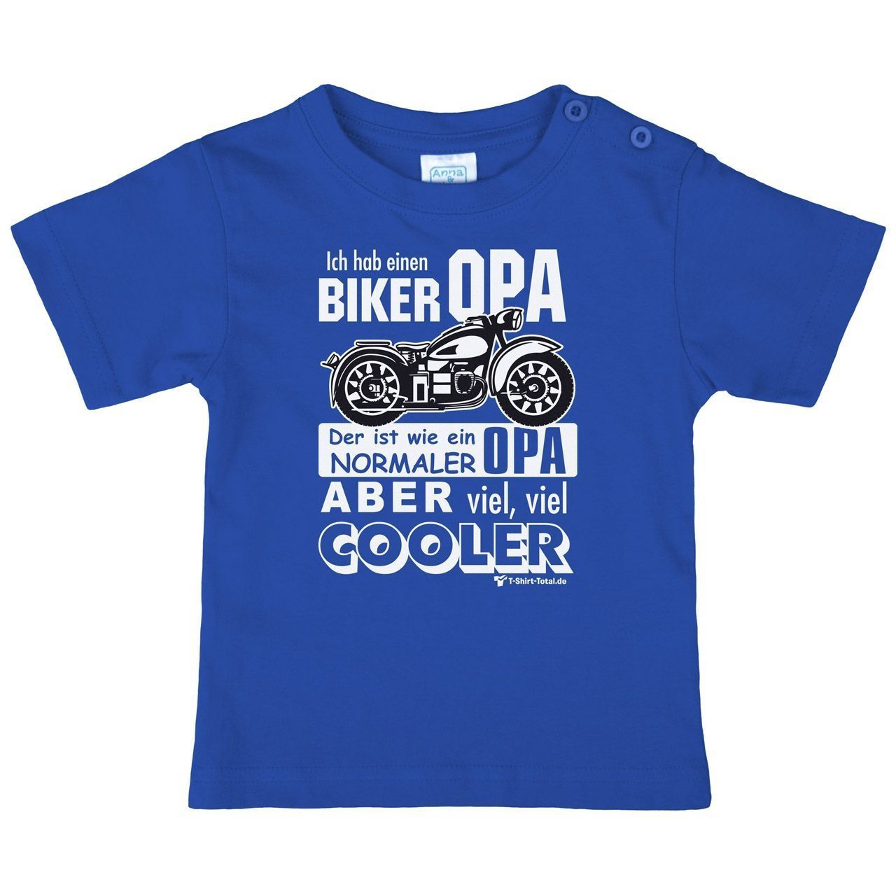 Biker Opa Kinder T-Shirt royal 104