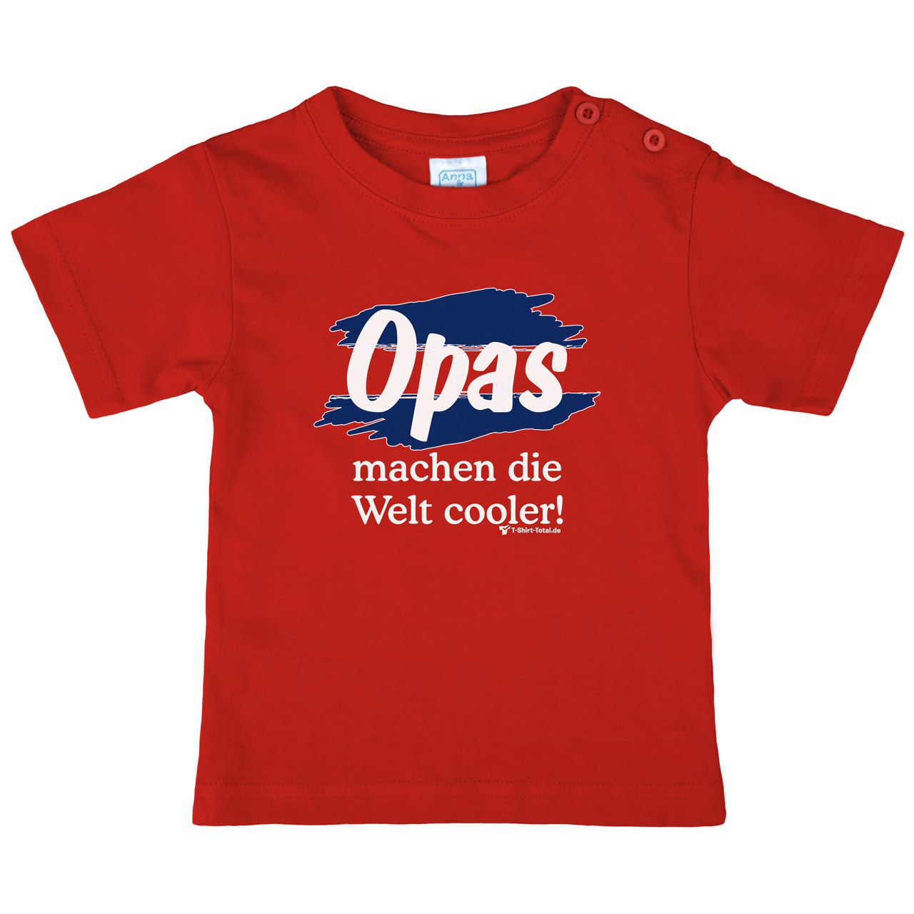 Welt cooler Opa Kinder T-Shirt rot 92