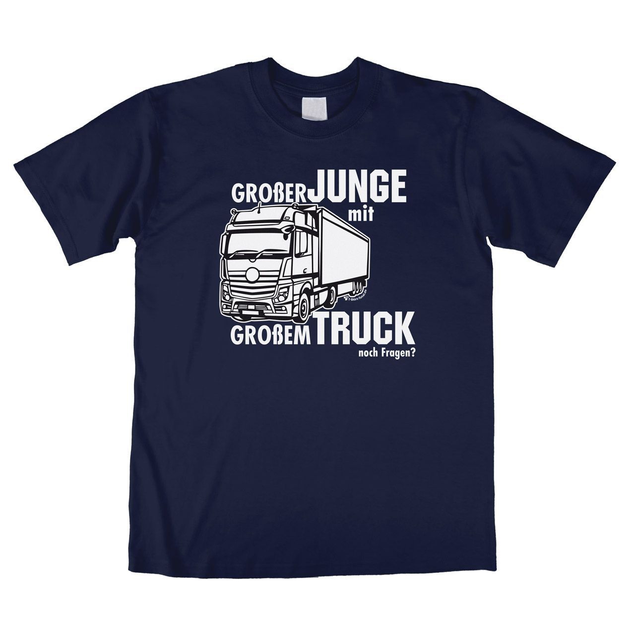 Großer Junge mit großem Truck Unisex T-Shirt navy Extra Large