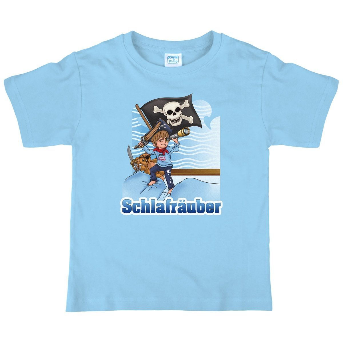 Schlafräuber Kinder T-Shirt hellblau 80 / 86