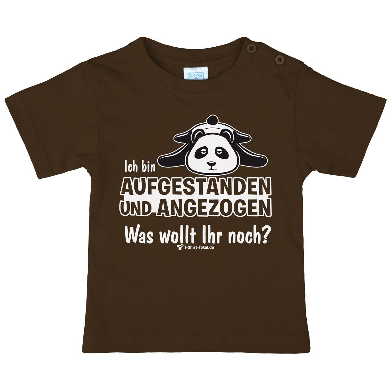 Angezogen Kinder T-Shirt braun 146 / 152