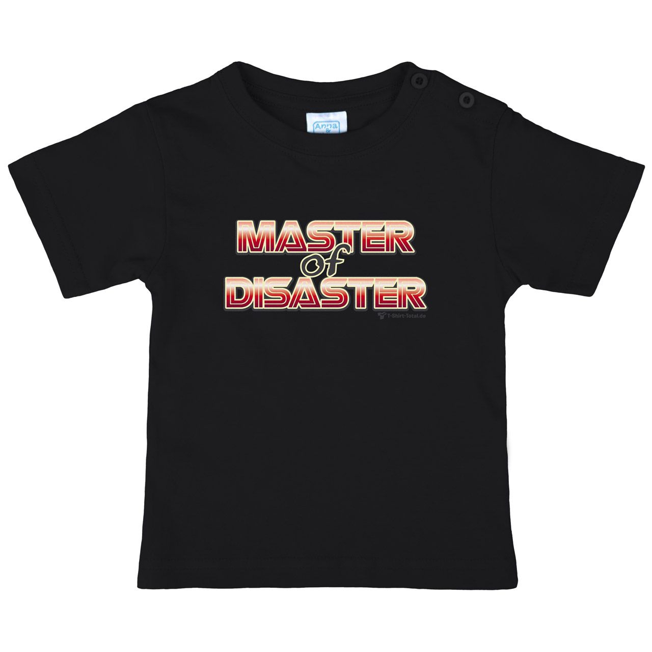 Master of Disaster Kinder T-Shirt schwarz 104