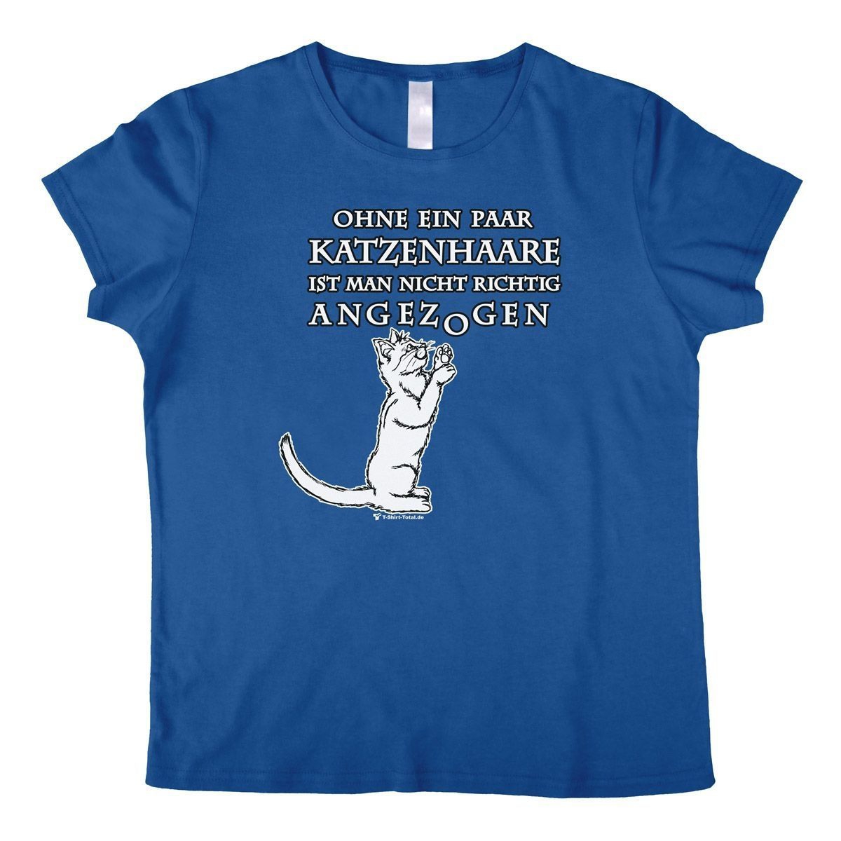 Katzenhaare Woman T-Shirt royal Large