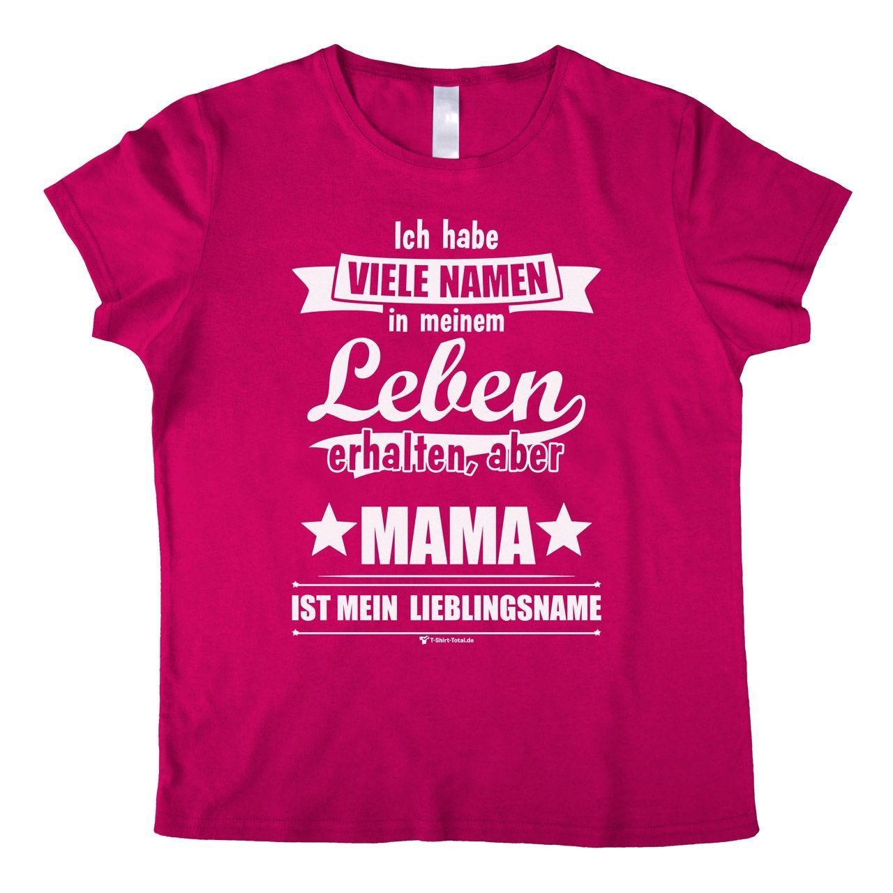 Lieblingsname Mama Woman T-Shirt pink Medium