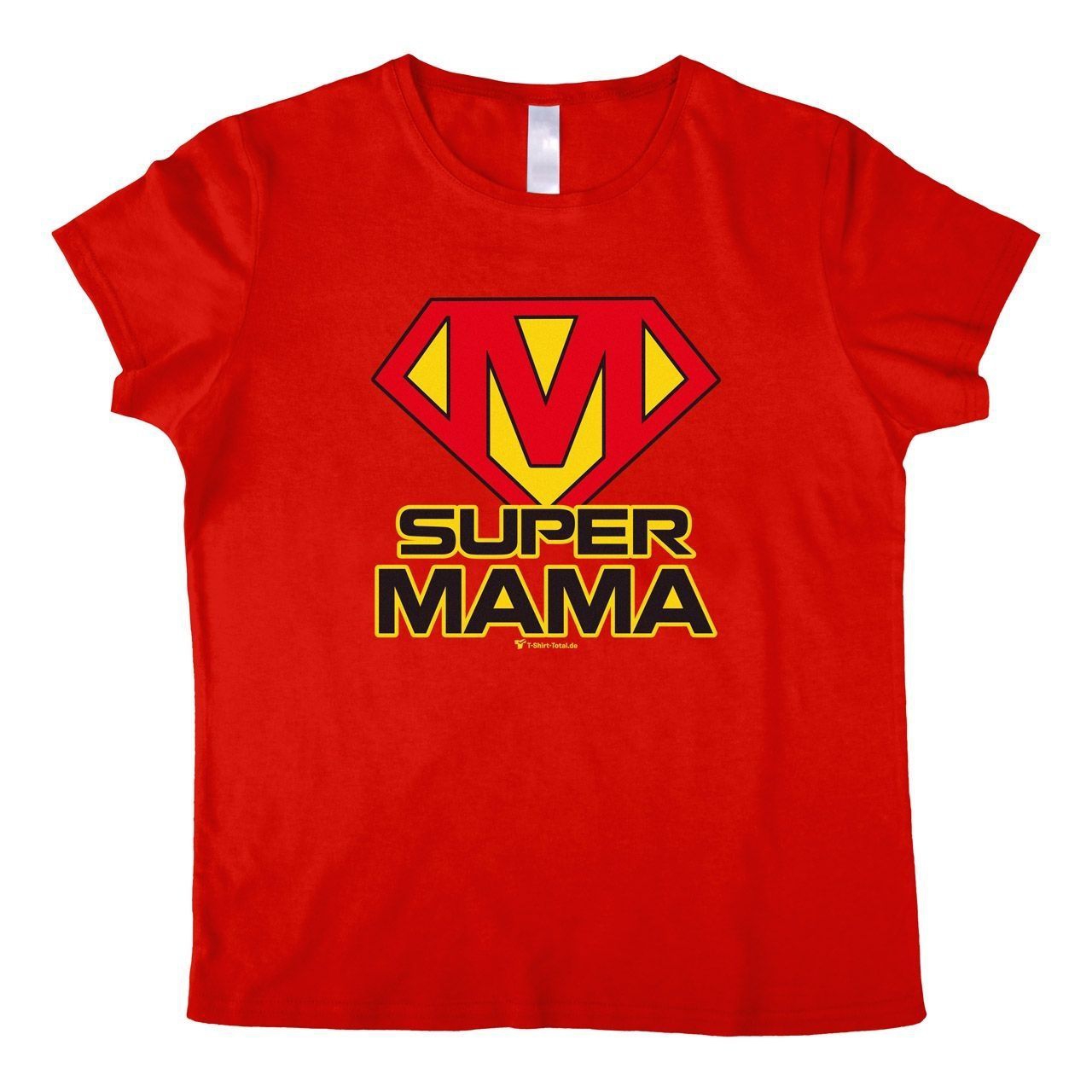 Super Mama Woman T-Shirt rot 2-Extra Large