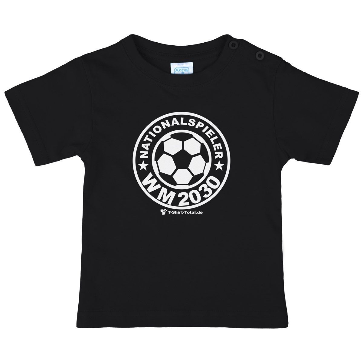 Nationalspieler 2042 Kinder T-Shirt schwarz 104
