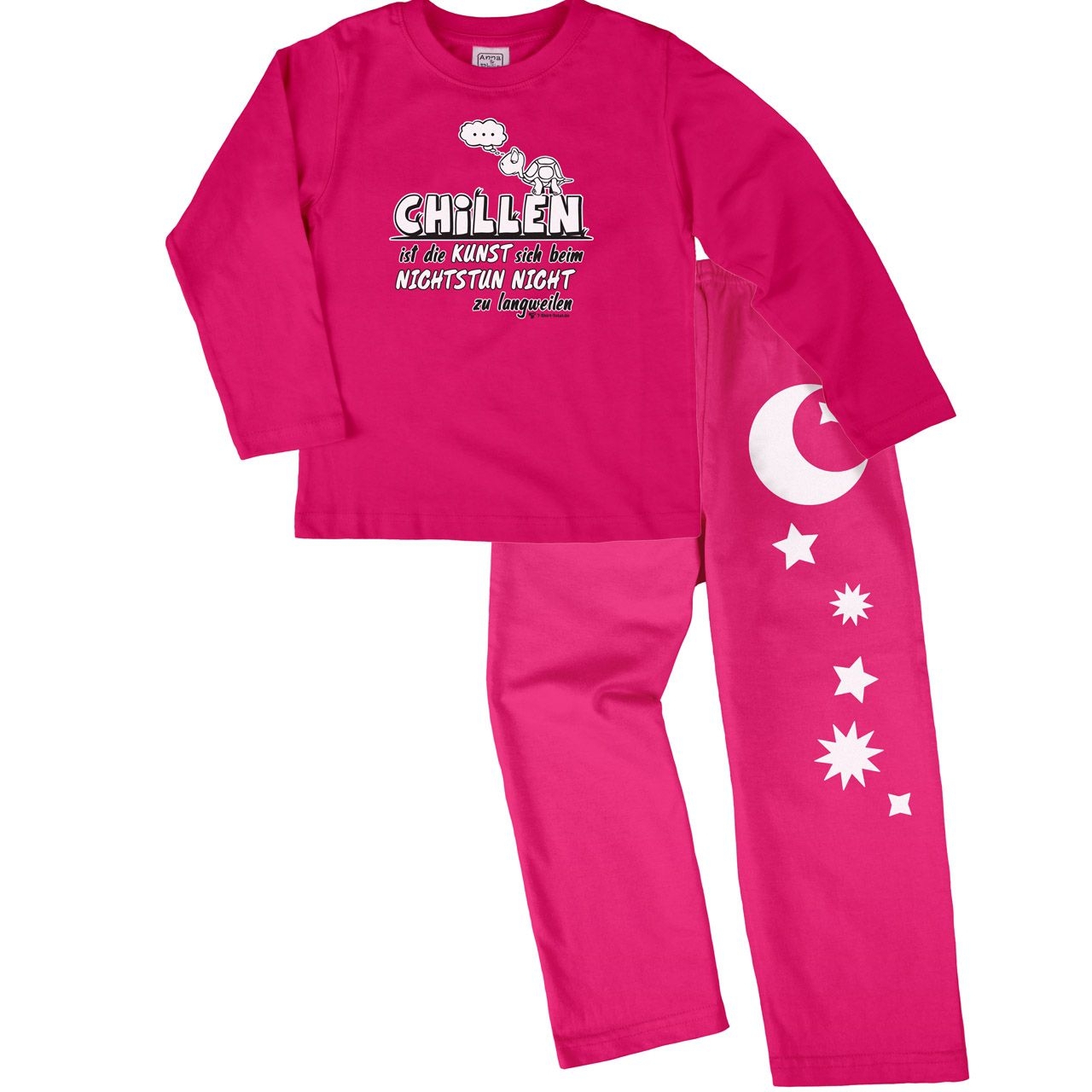 Chillen Pyjama Set pink / pink 134 / 140