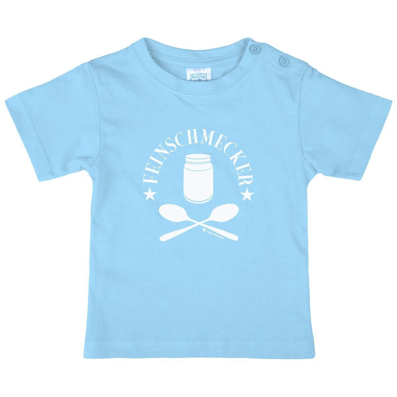 Feinschmecker Kinder T-Shirt hellblau 56 / 62