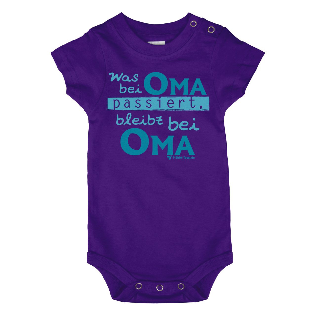 Was bei Oma passiert Baby Body Kurzarm lila 68 / 74