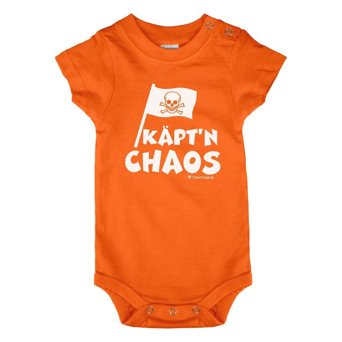 Käptn Chaos Baby Body Kurzarm orange 68 / 74