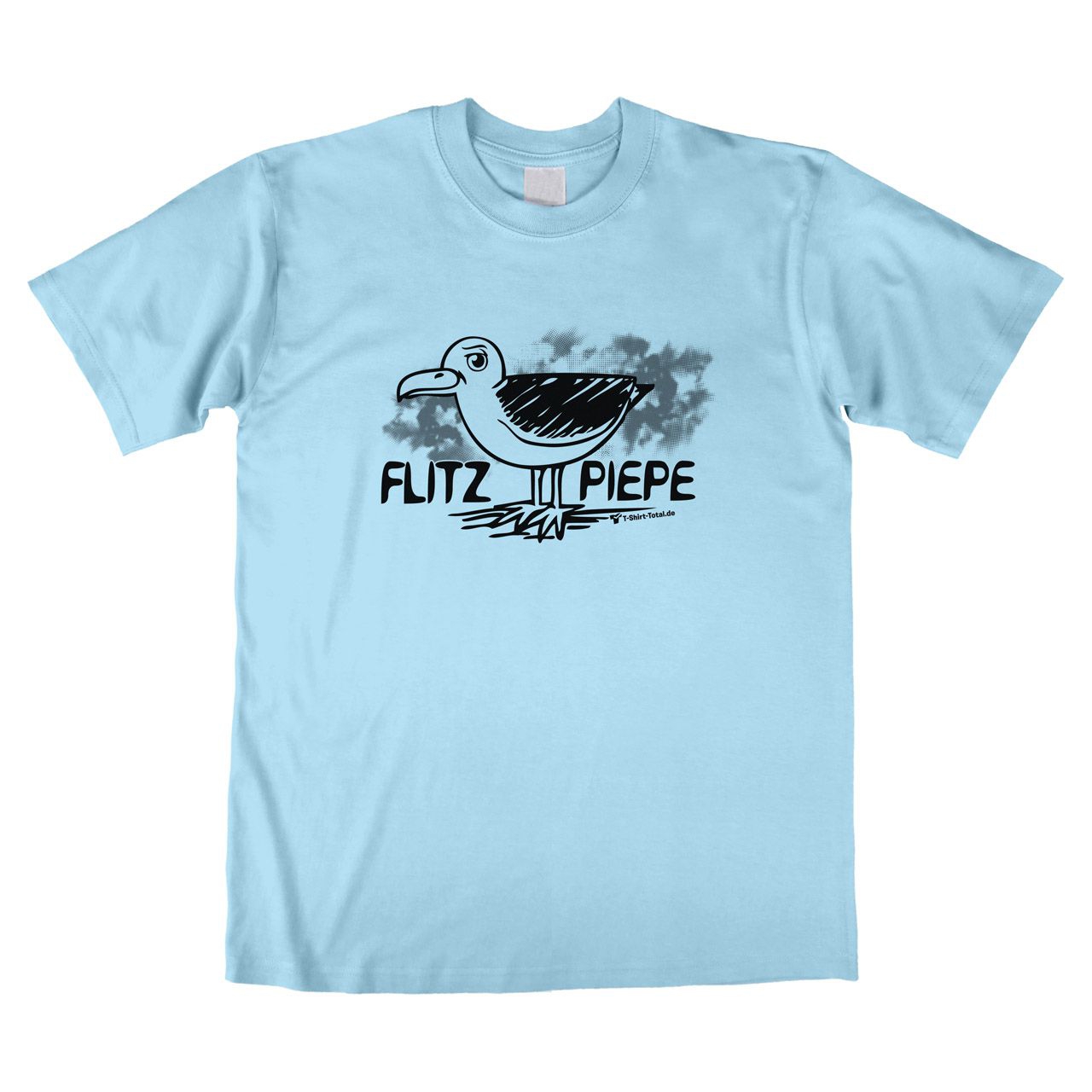Flitzpiepe Unisex T-Shirt hellblau Medium