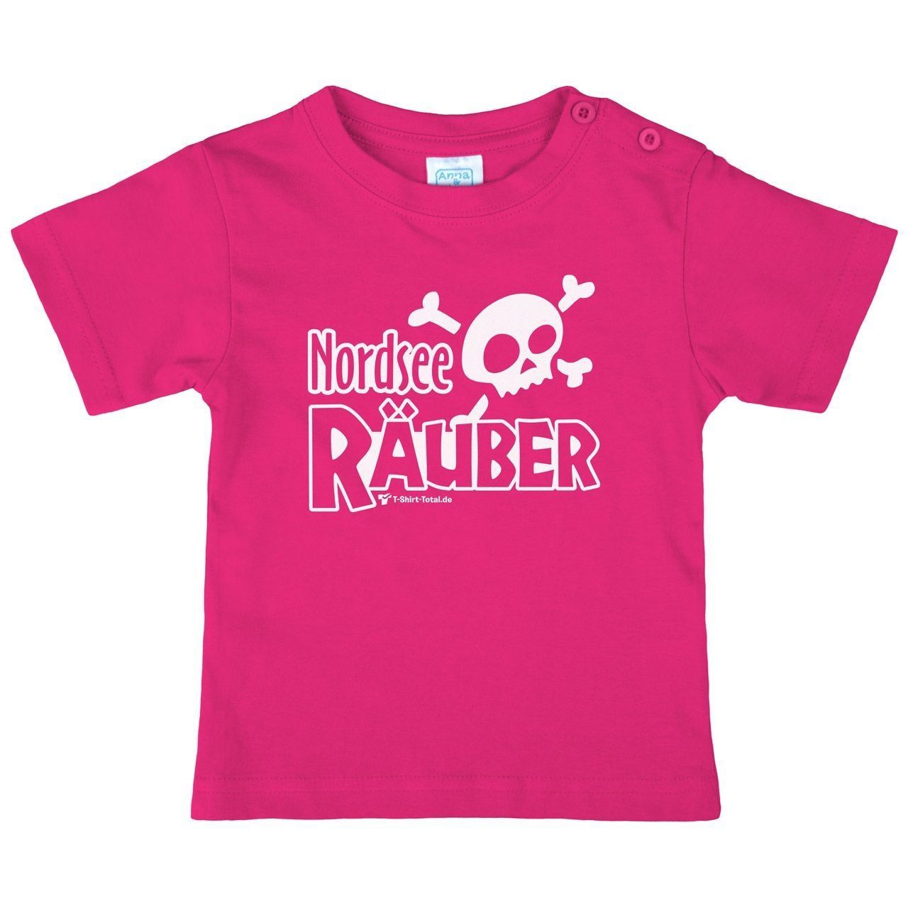 Nordsee Räuber Kinder T-Shirt pink 110 / 116