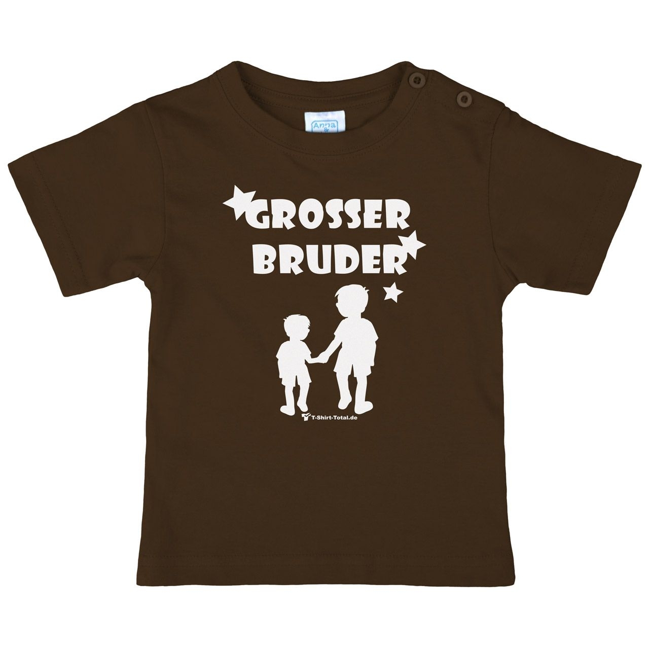 Großer Bruder JJ Kinder T-Shirt braun 122 / 128