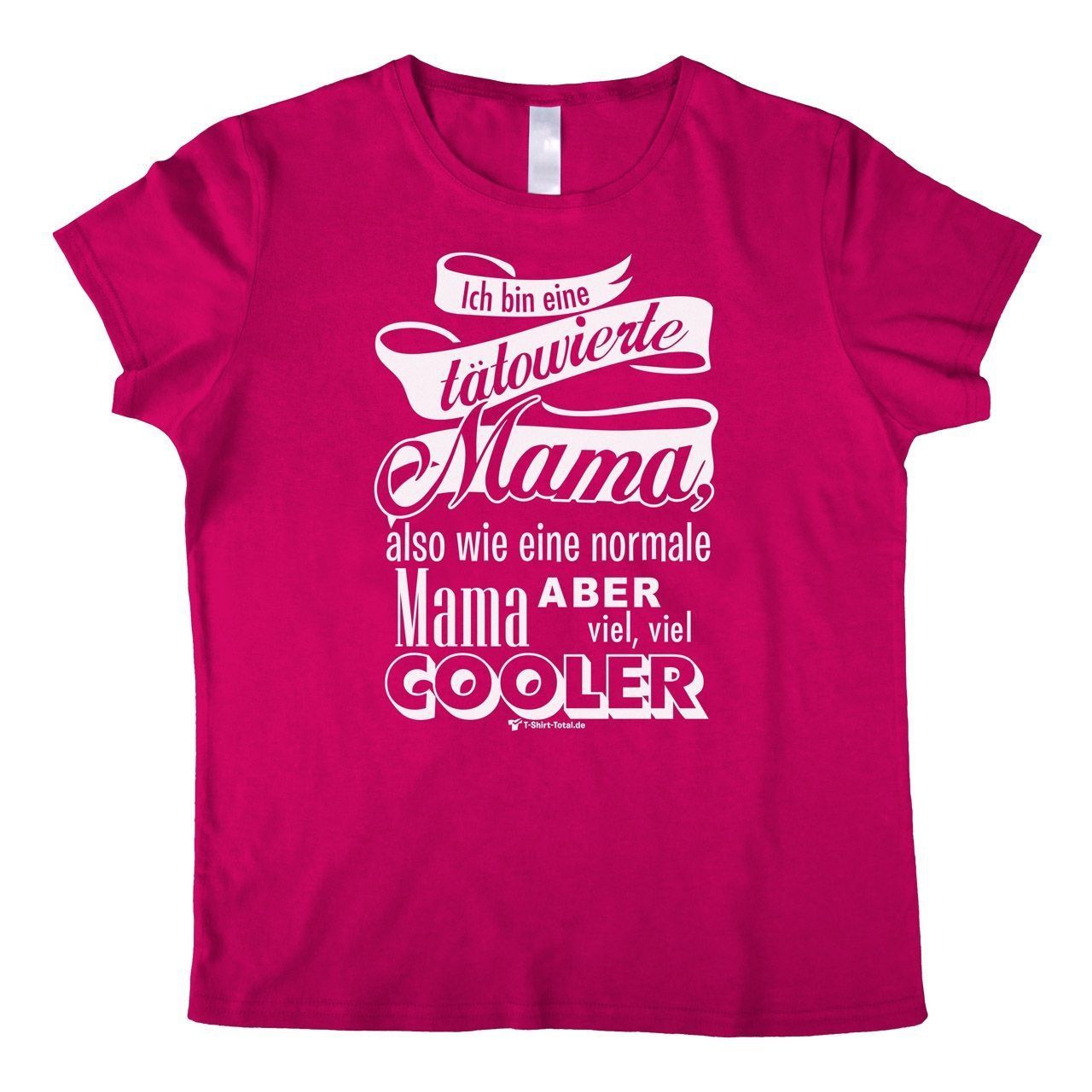 Tätowierte Mama Woman T-Shirt pink Small