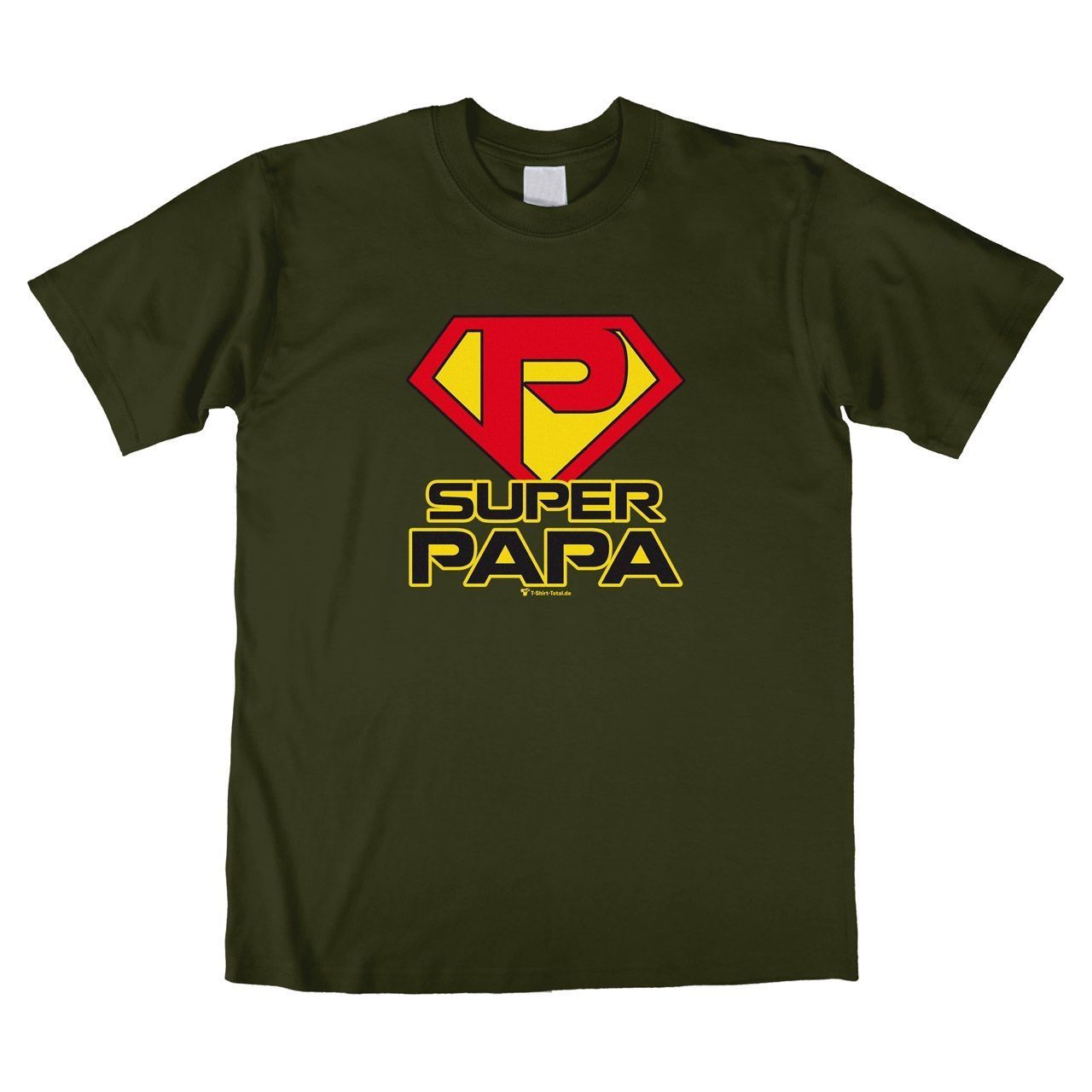 Super Papa Unisex T-Shirt khaki Large
