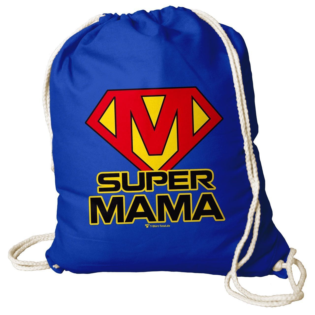 Super Mama Rucksack Beutel royal