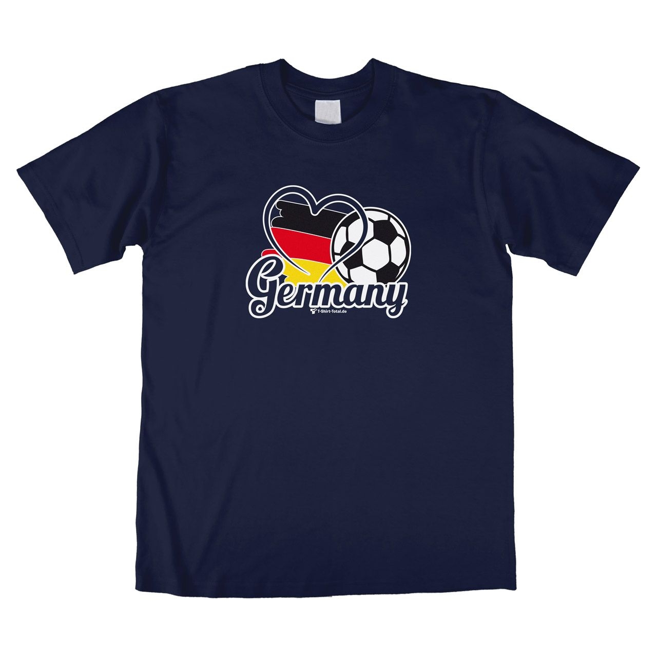 Fußball Germany Unisex T-Shirt navy Extra Large
