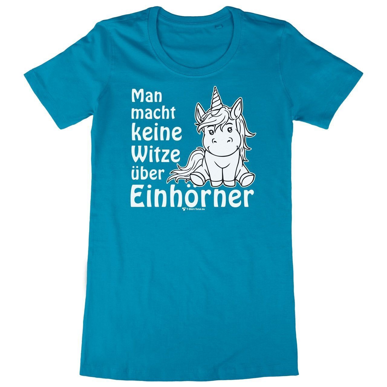 Einhorn Witze Woman Long Shirt türkis Medium