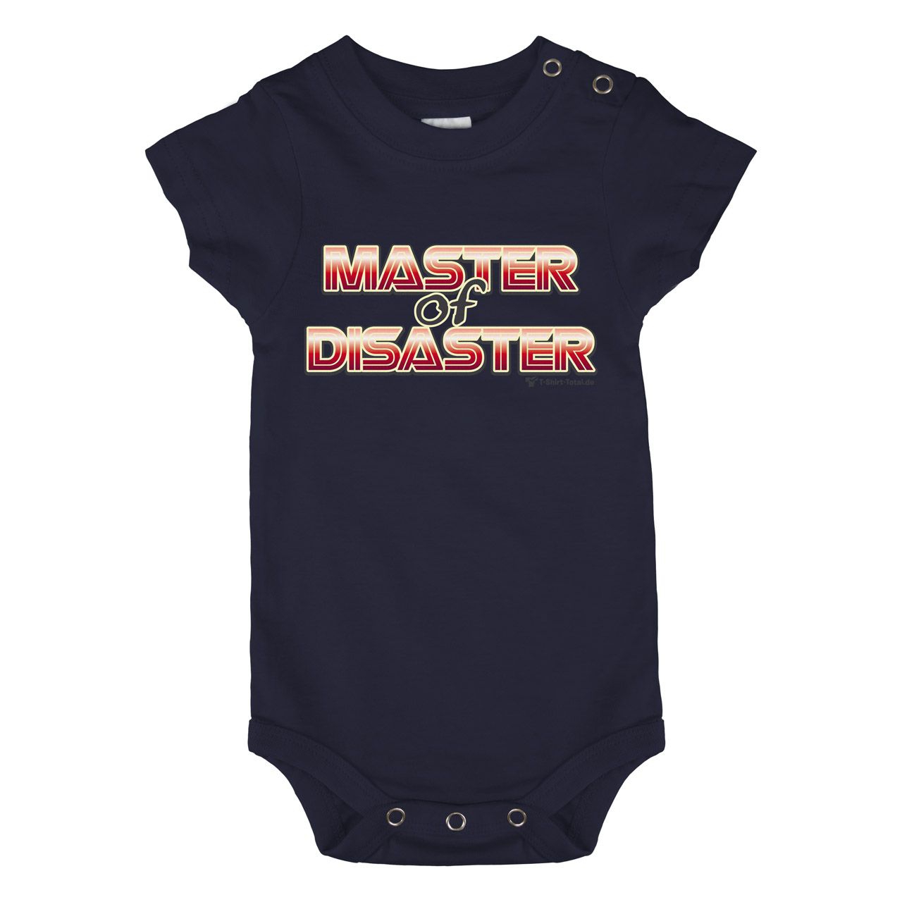 Master of Disaster Baby Body Kurzarm navy 80 / 86