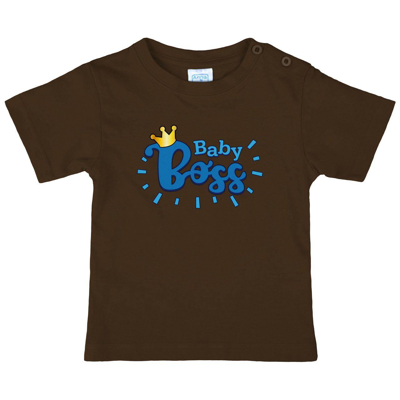 Baby Boss Blau Kinder T-Shirt braun 56 / 62
