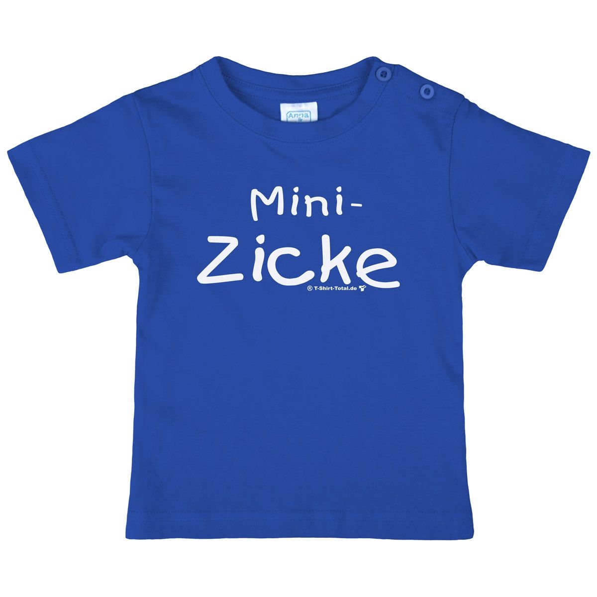 Mini Zicke Kinder T-Shirt royal 80 / 86