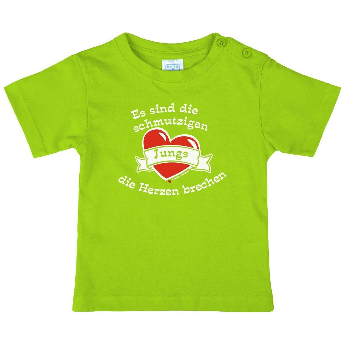 Schmutzige Jungs Kinder T-Shirt hellgrün 98