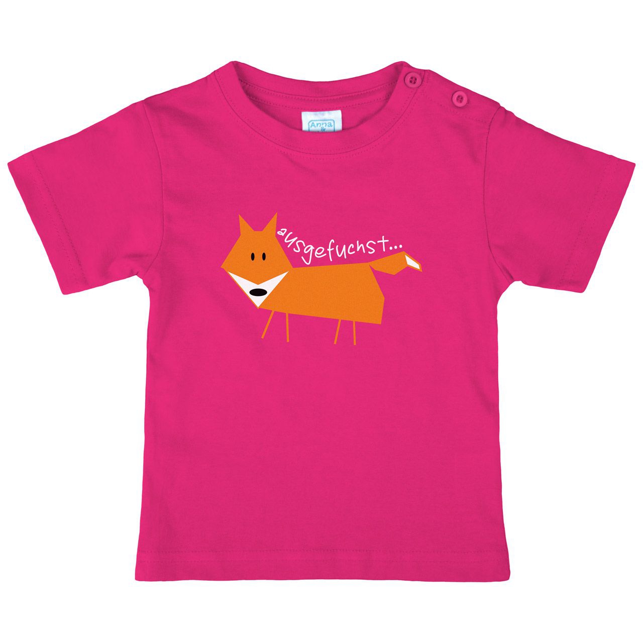 Ausgefuchst Kinder T-Shirt pink 56 / 62