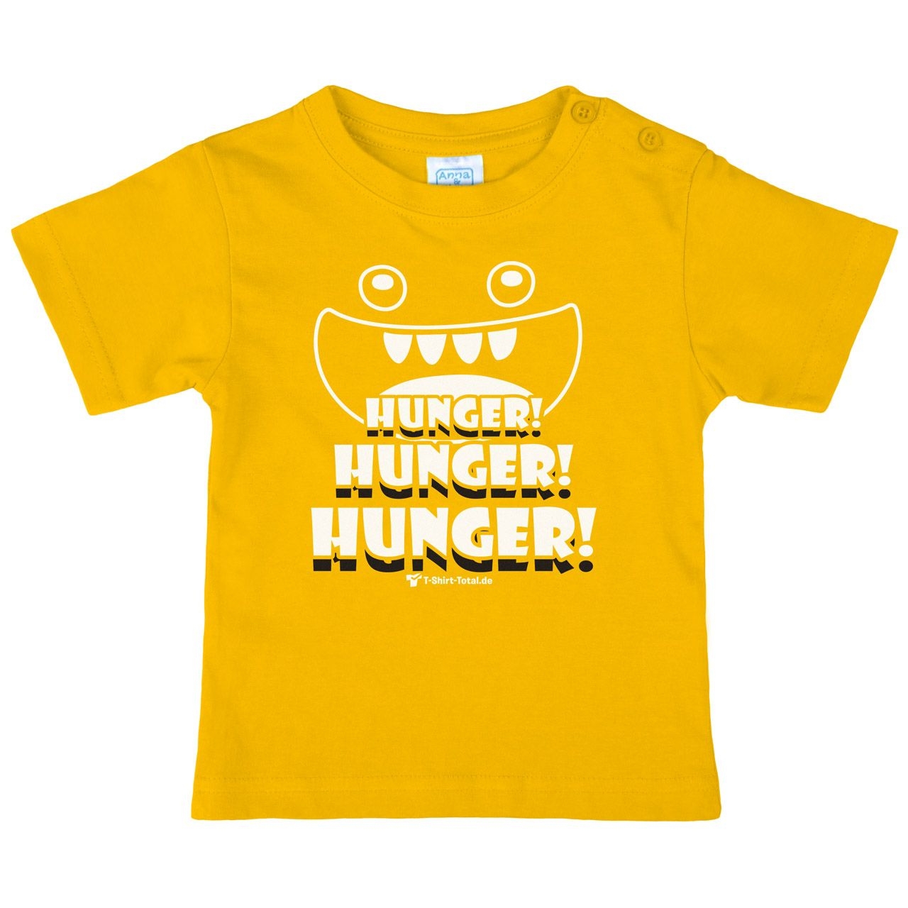 Hunger Kinder T-Shirt gelb 68 / 74