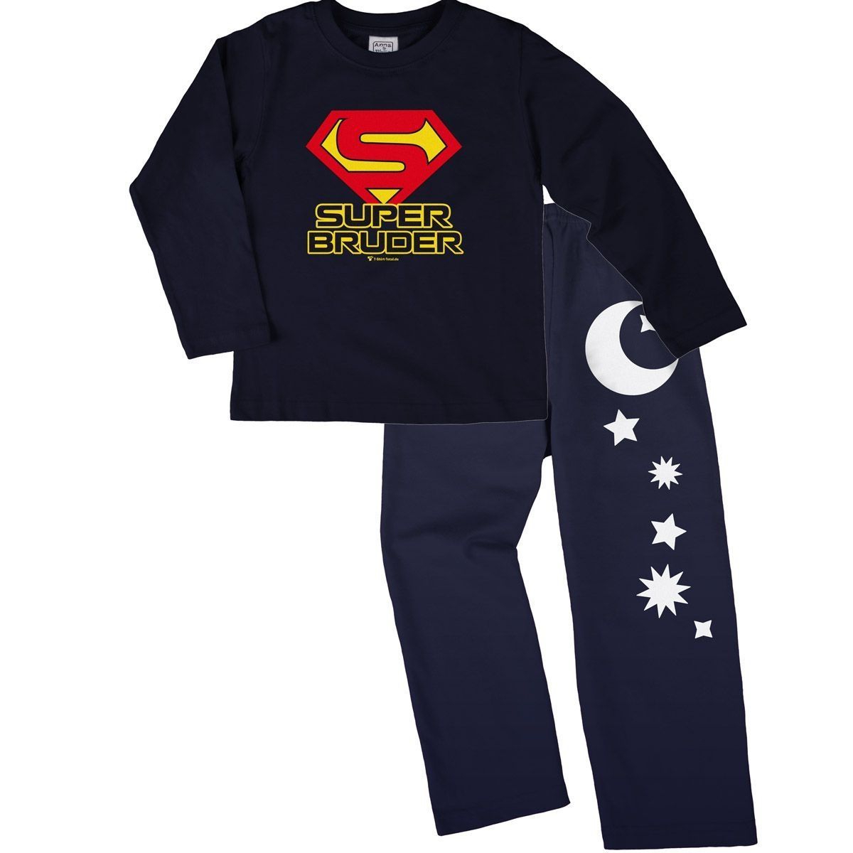 Super Bruder Pyjama Set navy / navy 134 / 140