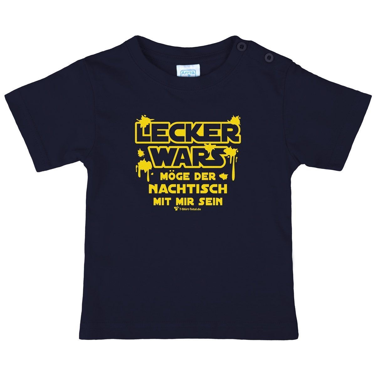 Lecker wars Kinder T-Shirt navy 68 / 74
