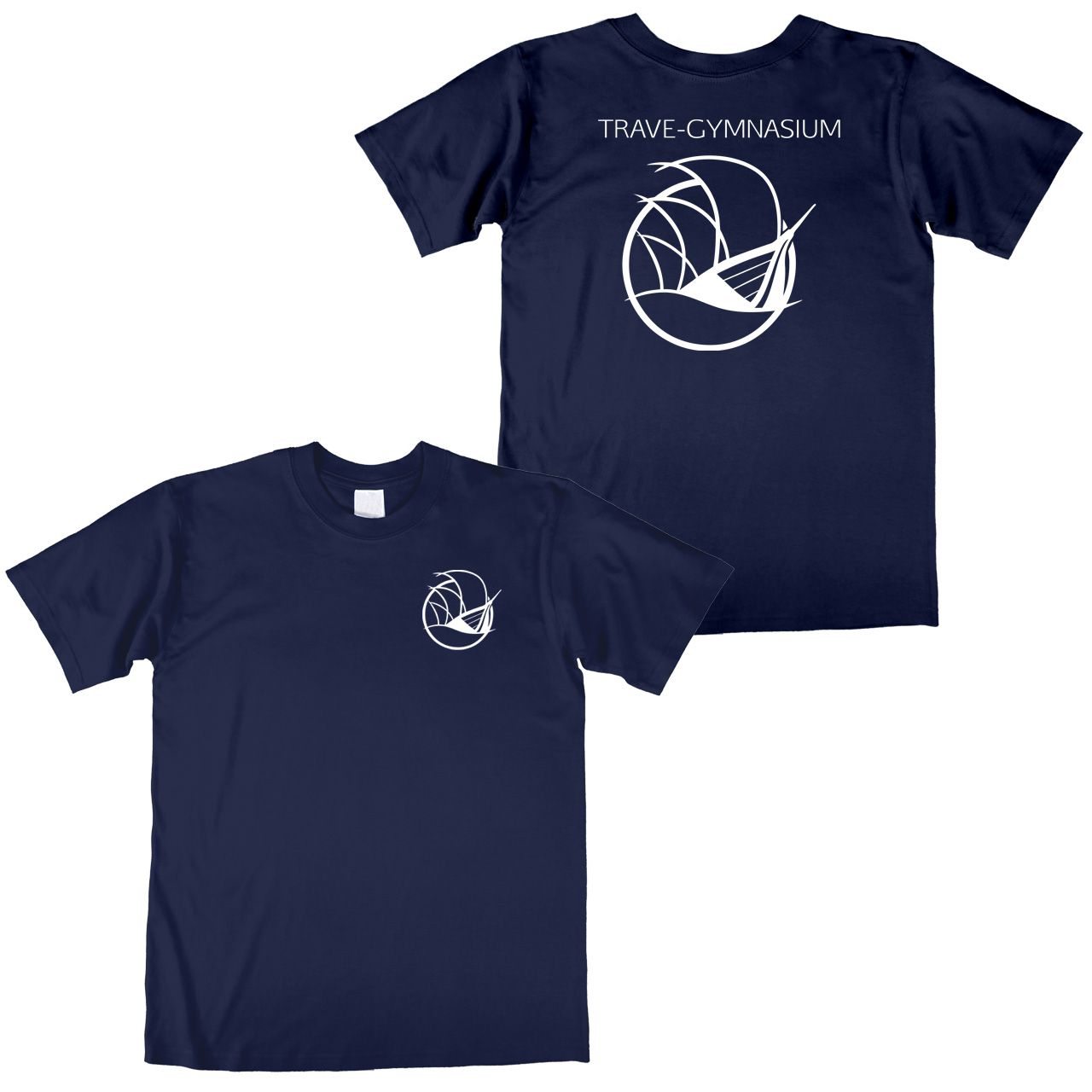 Trave Gymnasium Unisex T-Shirt navy Medium