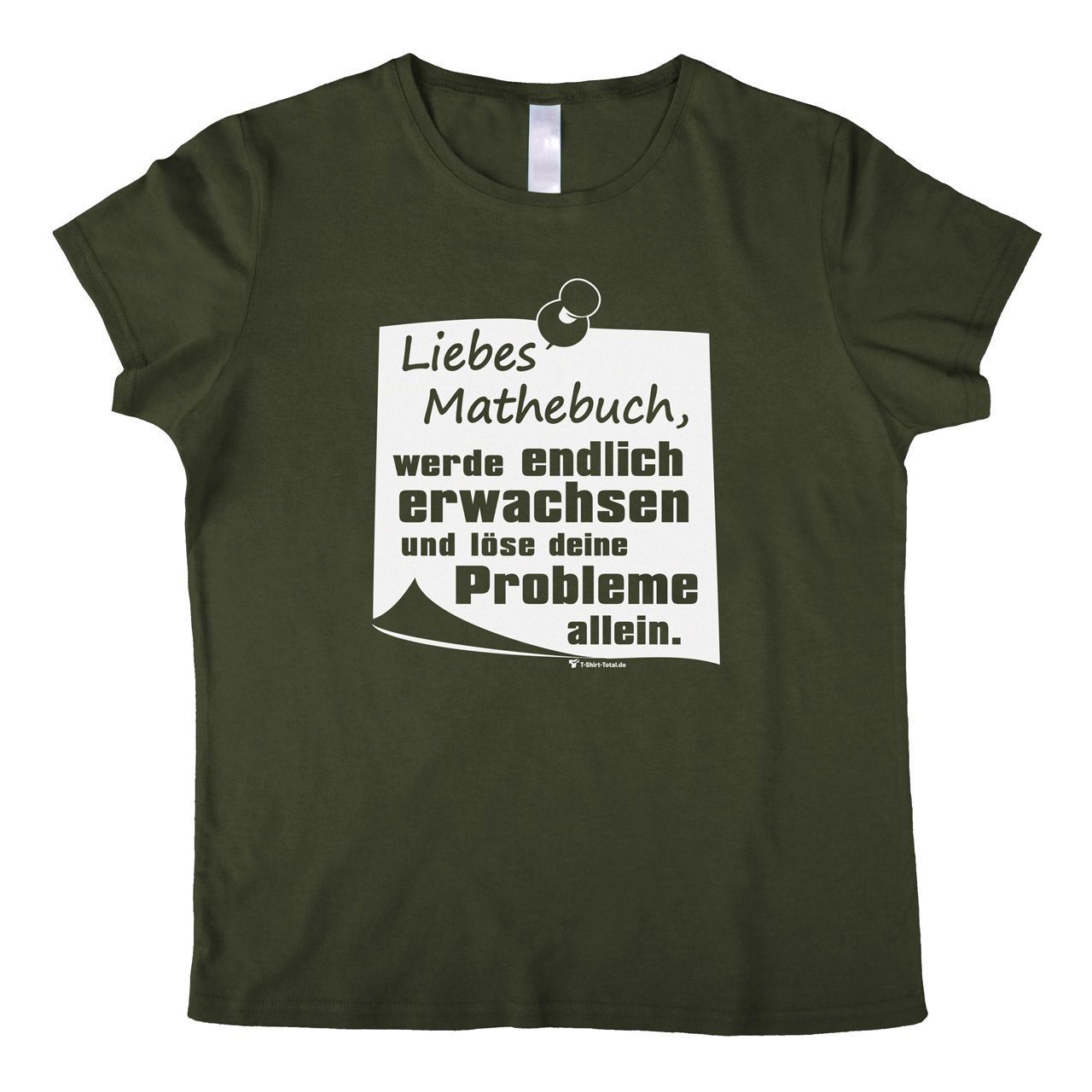 Liebes Mathebuch Woman T-Shirt khaki Small